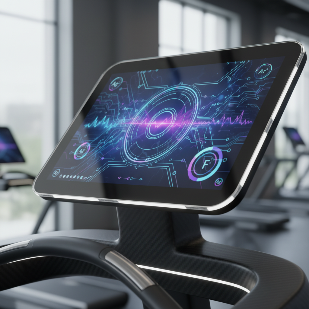 Ag+Ar+Af Touch Screen Glass For Smart Fitness Equipment