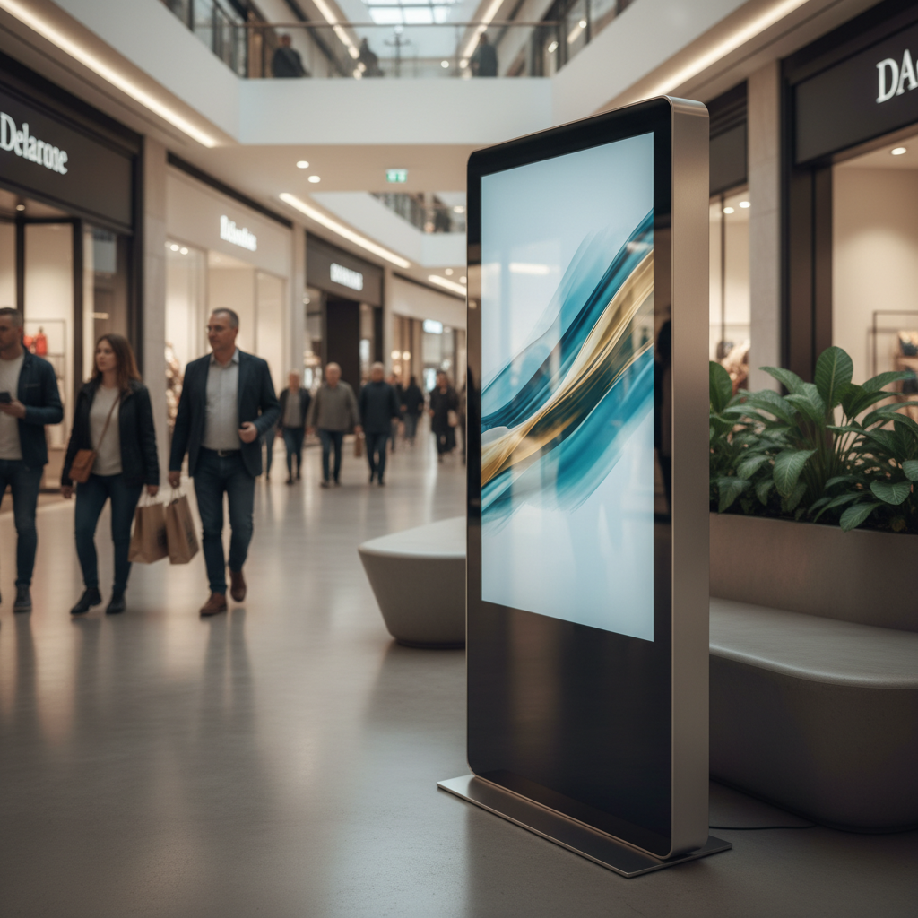 Ag Glass Haze Control For Retail Mall Advertising Kiosks