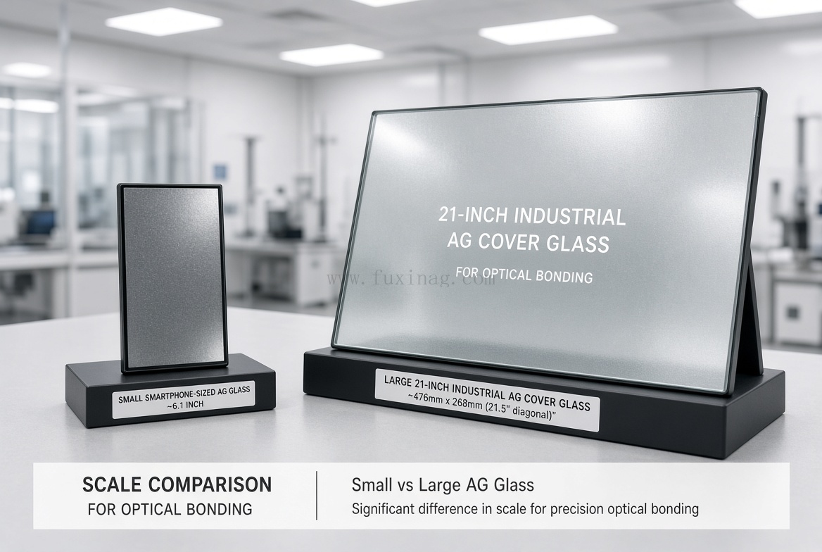 Can AG Anti-Glare Coated Cover Glass Over 10 Inches Be Applied with OCA?