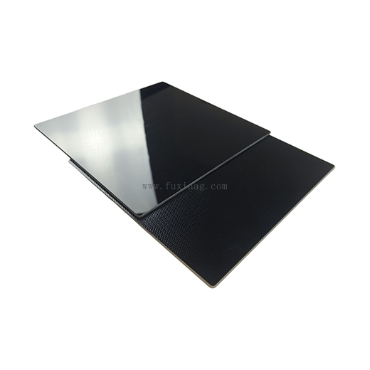 4mm Custom Black Ceramic Glass Panel for High Temperature Applications