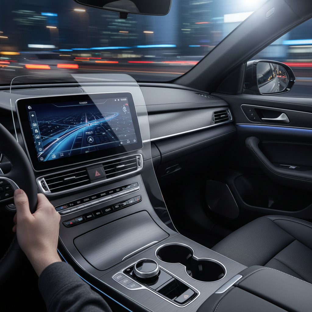 Anti-Reflective Ag Glass For Automotive Center Consoles