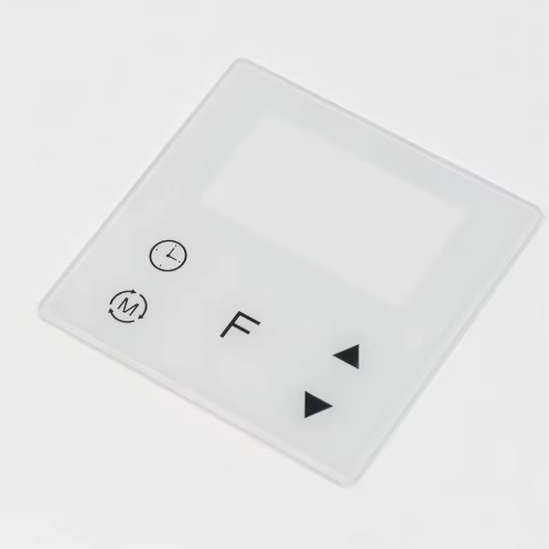 Customized Factory Tempered Cover Glass for Electrical Light Smart Touch Switch /Socket Panel Glass with AF Coating