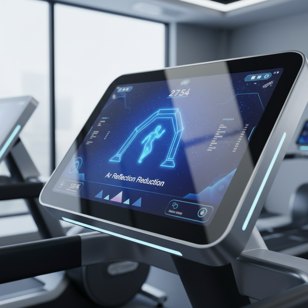 Ag With Ar Reflection Reduction For Smart Fitness Equipment