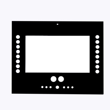 AF Wireless Charging Glass Panel, Anti-fingerprint Screen Tempered Glass, CNC Fine-grinding Bathroom Cover Glass