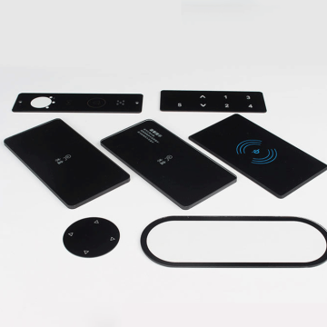 Custom smart touch tempered glass for home appliance electrical electronic display screen with AG/AR/AF coating