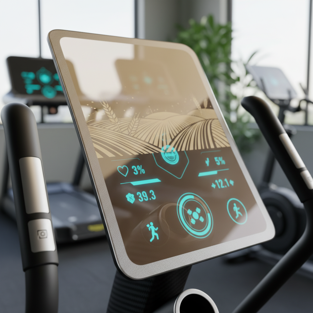 Custom Ag Cover Glass For Smart Fitness Equipment