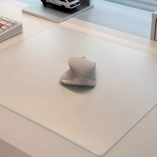 Custom Bulk Mouse Pad Frosted Surface Tempered Glass Supporting Digital Printing UV Printing Cartoon Pattern for Computer Gaming Game