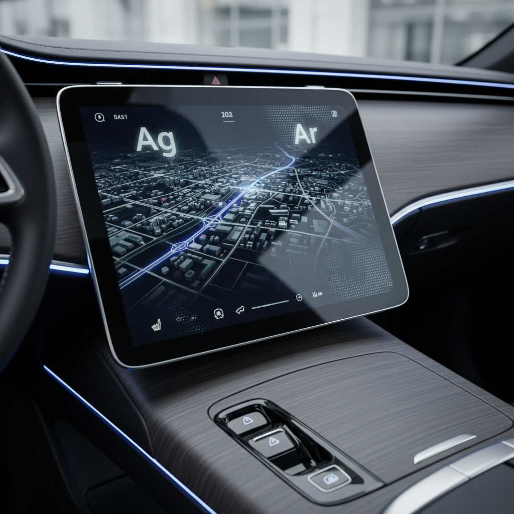 Ag With Ar Reflection Reduction For Automotive Center Consoles