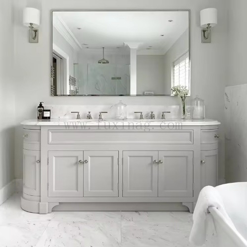 Explosion-Proof Tempered Glass Bathroom Mirror, Corrosion and Oxidation Resistant