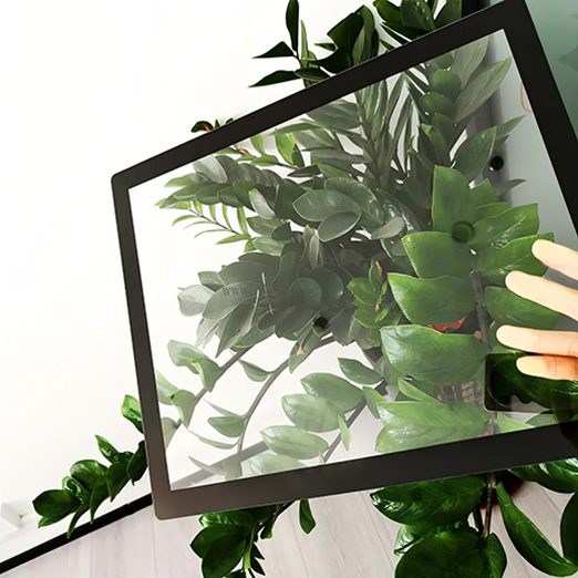 Fuxin OEM 1.8mm Thickness Tempered Glass with AG Af Ar Surface Coating for Display Application