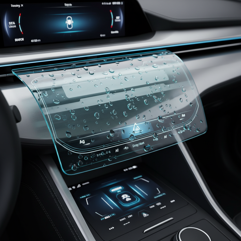 Ag+Ar+Af Coated Glass For Automotive Center Consoles