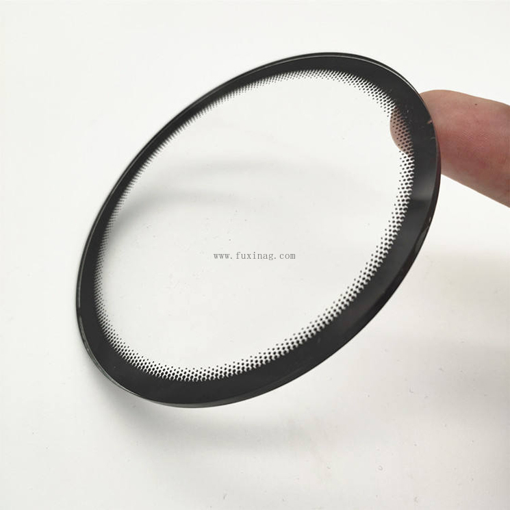 3mm Flat Tempered Glass Cover for LED Lighting | High-Temperature Ceramic Screen Printing Process