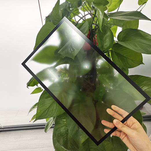 OEM 1mm Thickness AG Glass for Display Cover Glass Panel with Silk Screen Printing