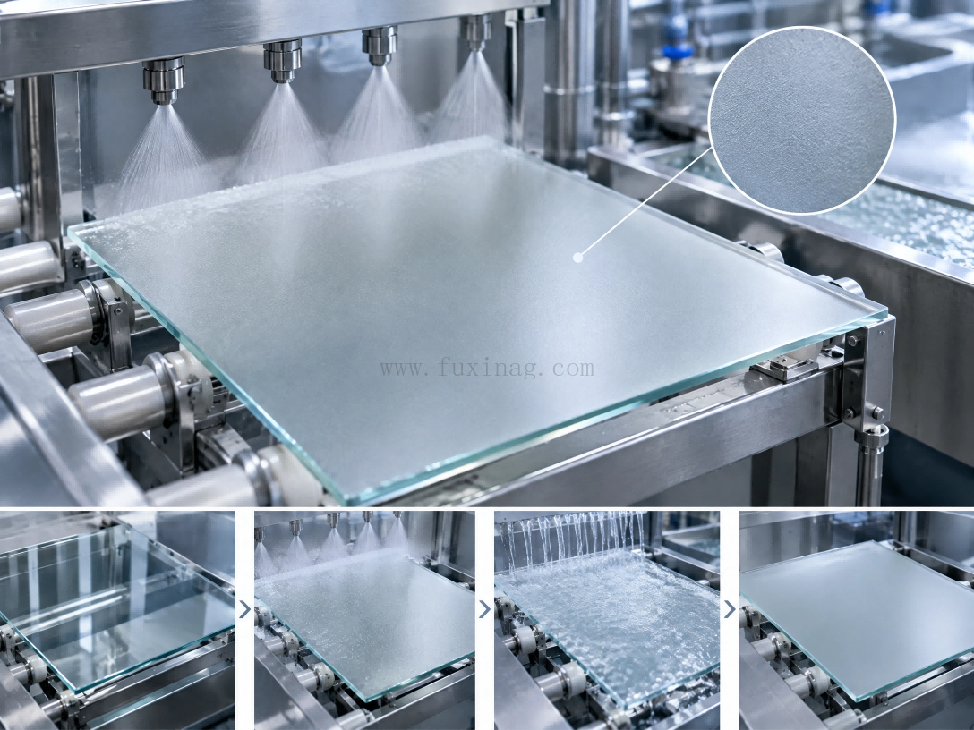 How to achieve uniform haze on AG glass？