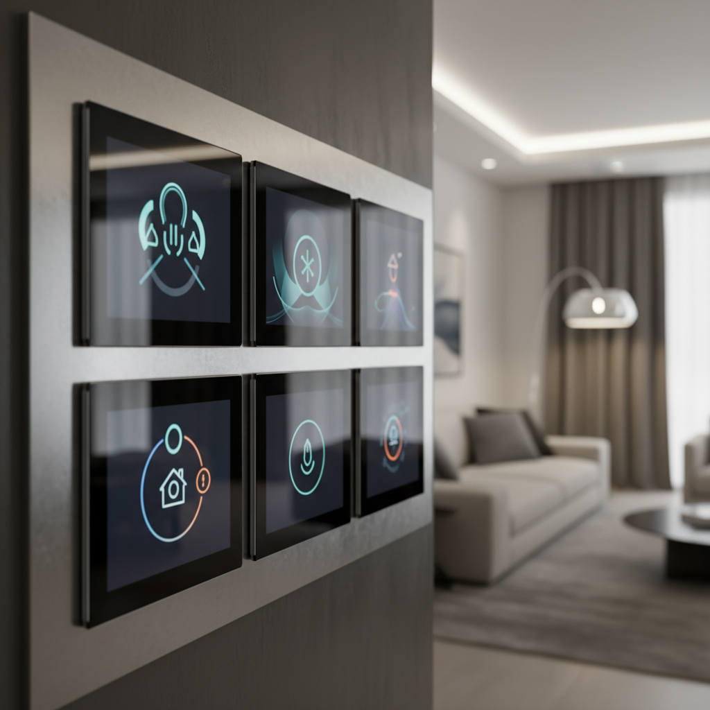 Tempered Ag Display Panels For High-End Smart Home Panels