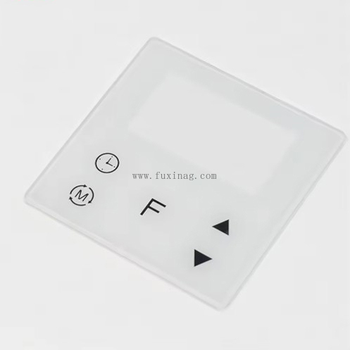 Customized Factory Tempered Cover Glass for Electrical Light Smart Touch Switch /Socket Panel Glass with AF Coating