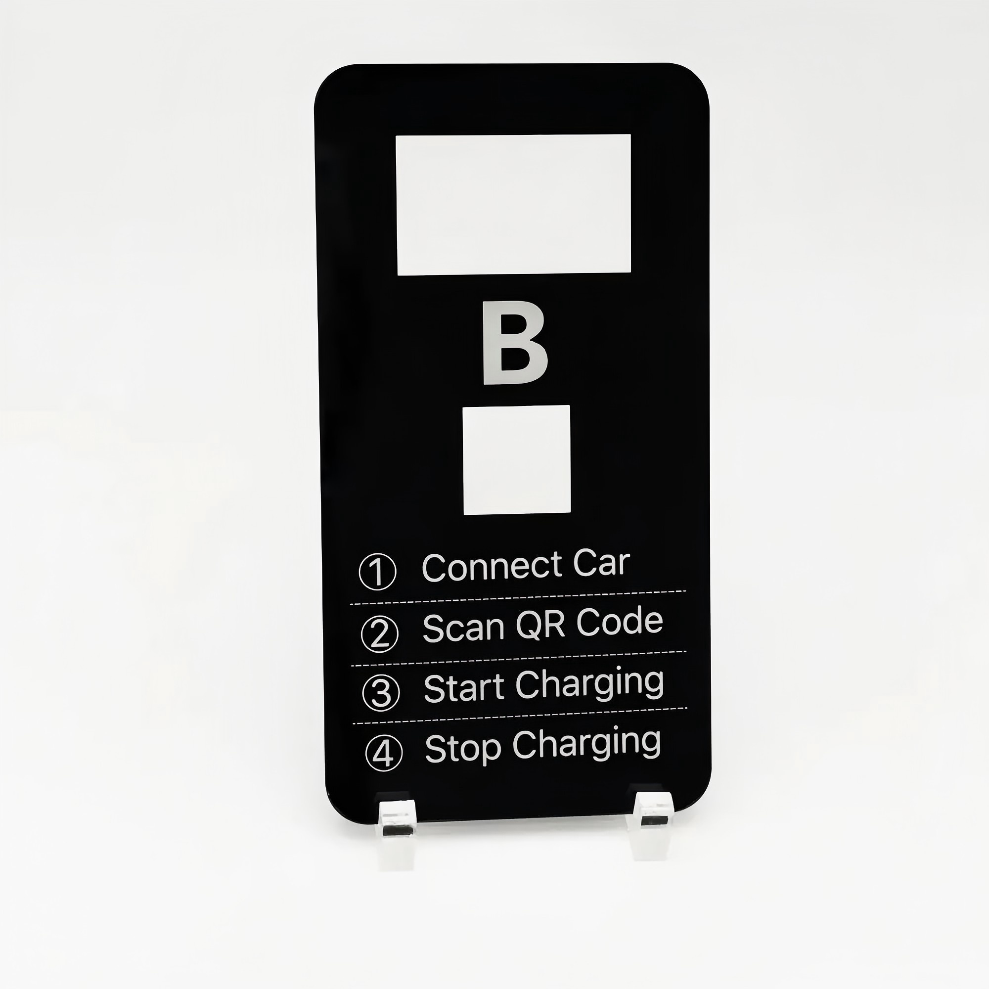 Custom Glass Panel for EV Charging Piles