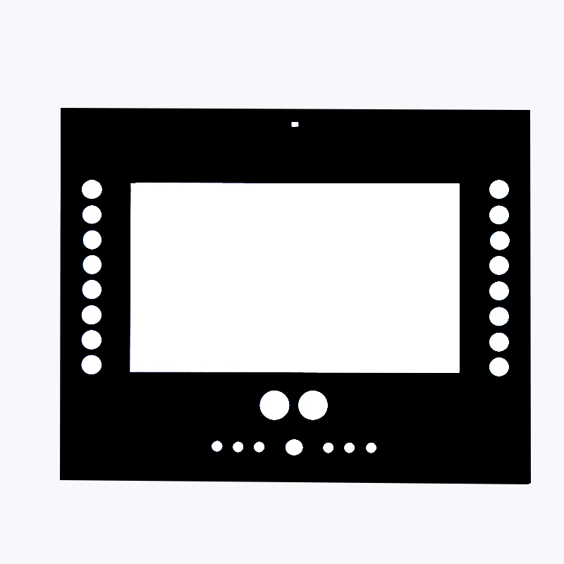 AF Wireless Charging Glass Panel, Anti-fingerprint Screen Tempered Glass, CNC Fine-grinding Bathroom Cover Glass