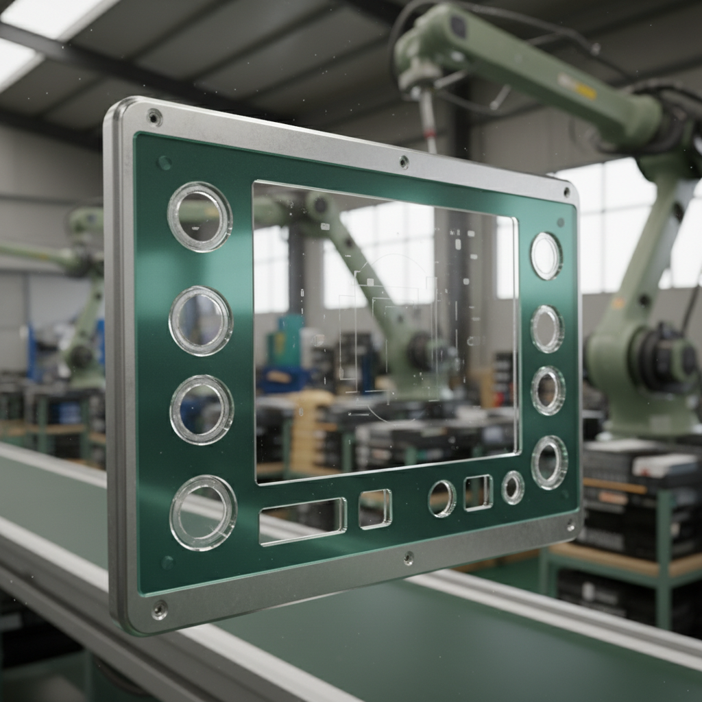 Budget Custom Ag Glass For Industrial Control Interfaces
