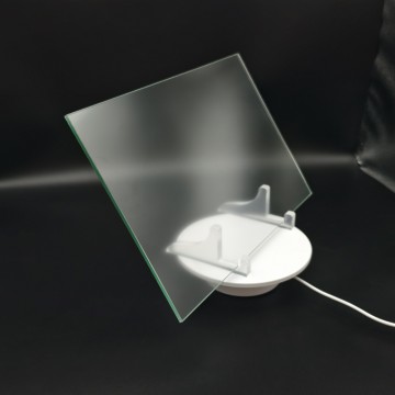 Custom 0.5mm ultra-clear tempered Glass featuring Double-Sided AG (Anti-Glare) Treatment