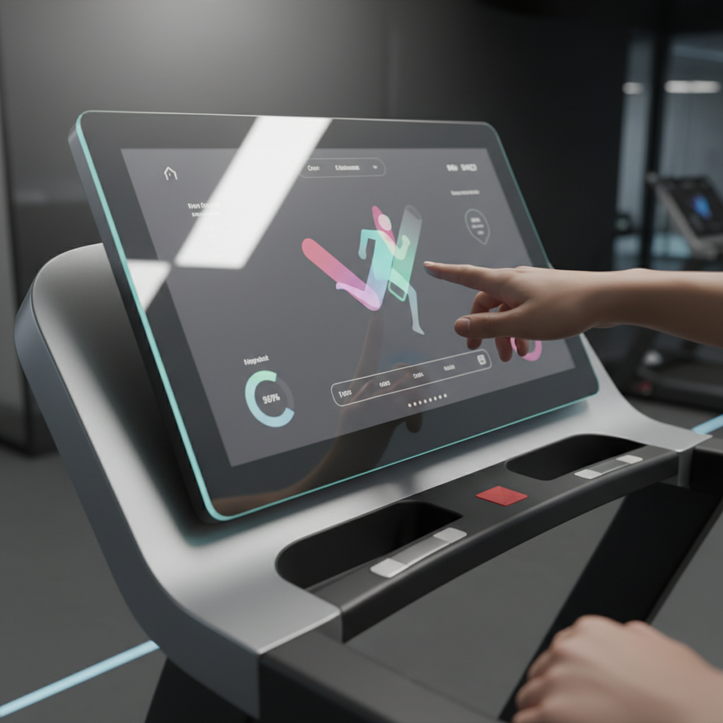 Low-Glare Protective Glass For Smart Fitness Equipment