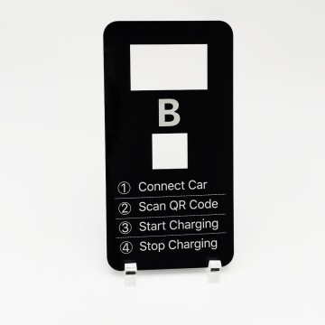 Custom Glass Panel for EV Charging Piles