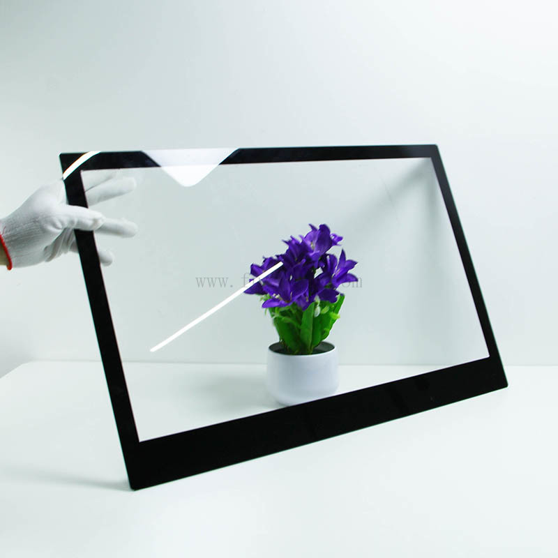 Premium 0.8-2mm Thick Tempered Cover Glass Panels for LCD Monitors by Fuxin AG Glass – AR/AG/AF Coated Protective Solution