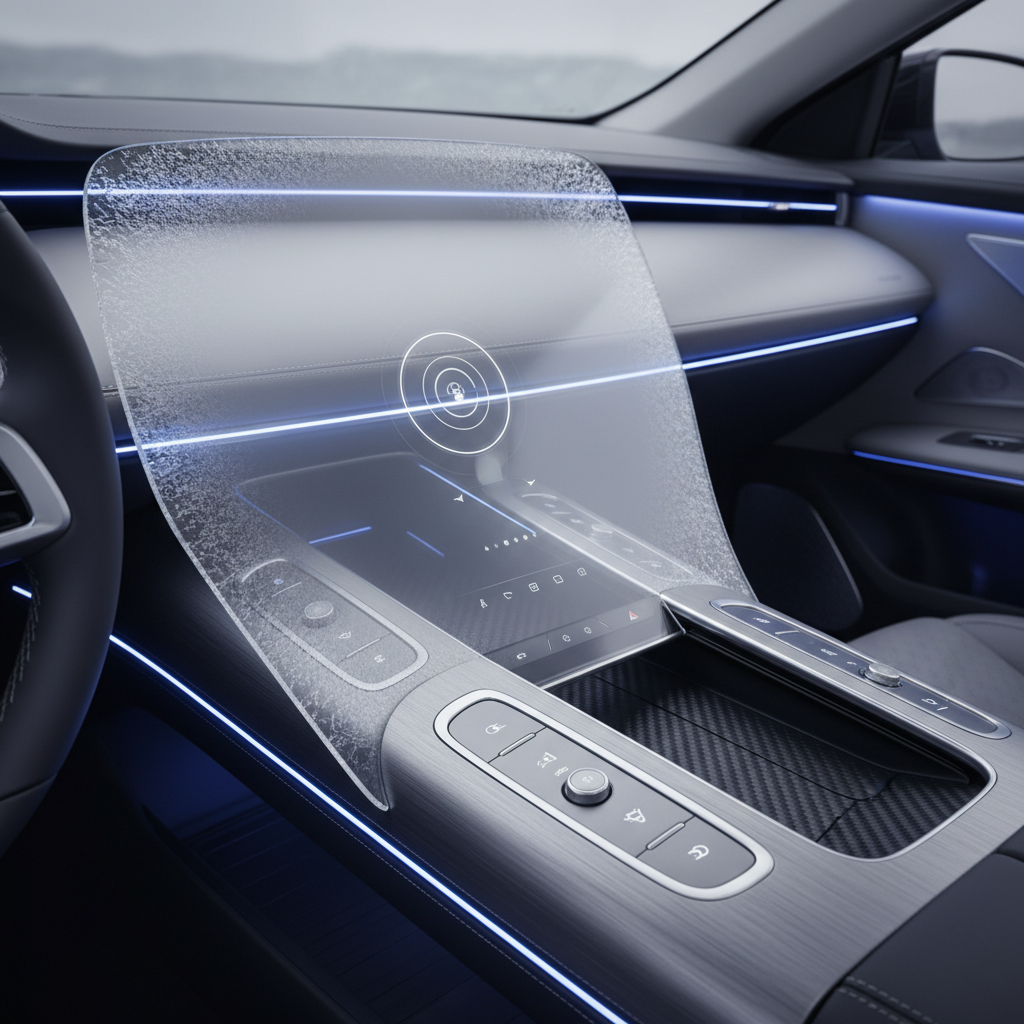 Ag Glass Haze Control For Automotive Center Consoles