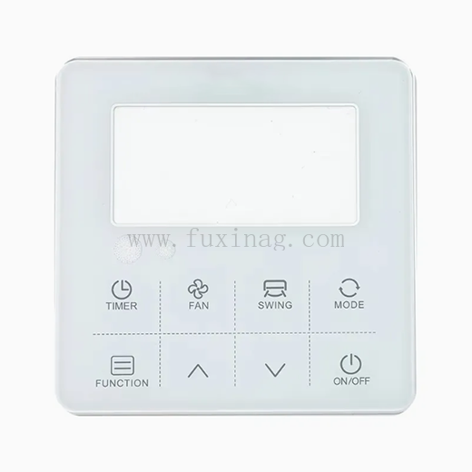 Custom Silkscreen Printed Cover Glass Aluminosilicate Glass supporting Anti-Fingerprint Oleophobic Coating for Smart Wall Switch