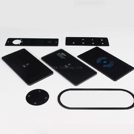 Custom smart touch tempered glass for home appliance electrical electronic display screen with AG/AR/AF coating