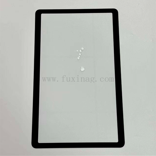 Factory Direct Supply Black Silkscreened Tempered Display Cover Glass with AF Anti-fingerprint AFP Coating